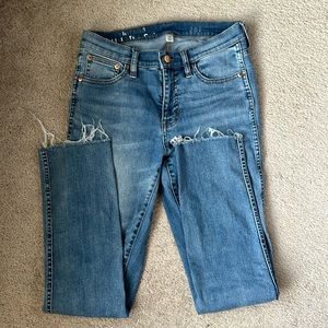 Jcrew slim straight jeans 28 tall